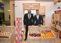 Egyptian fresh produce exporter Gouda. On the photo are Mohamed Gouda and Shady Abowaly. They export onions and citrus.